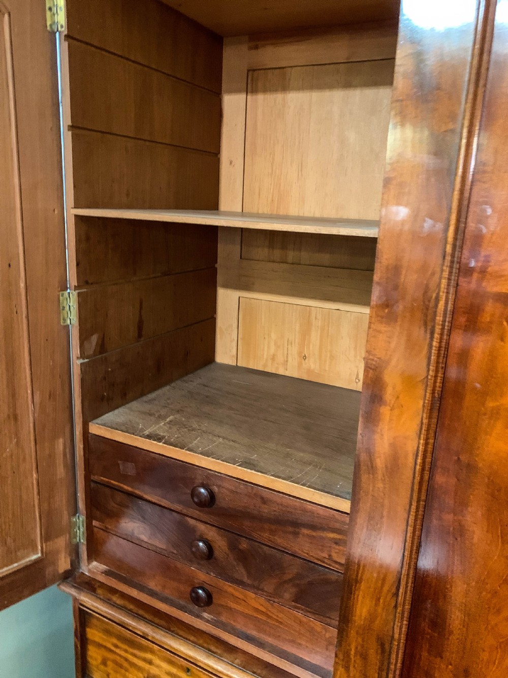 A Superb Early Victorian four door Wardrobe View VII
