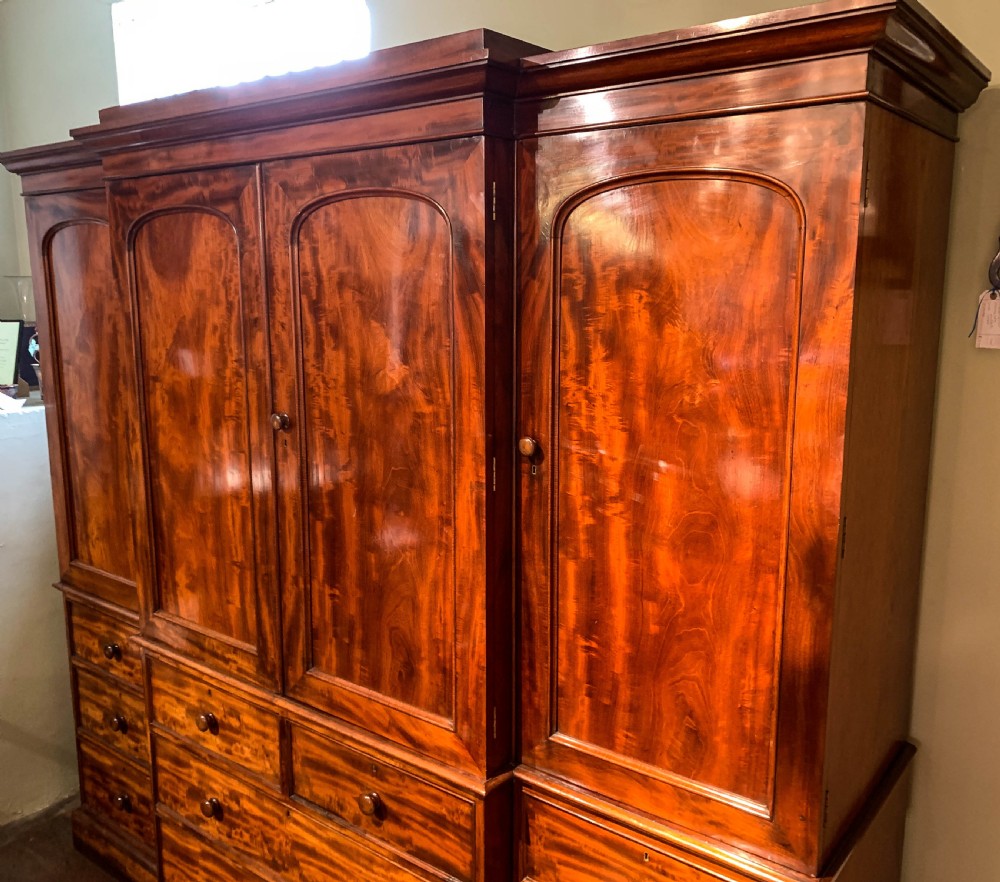 A Superb Early Victorian four door Wardrobe View XII