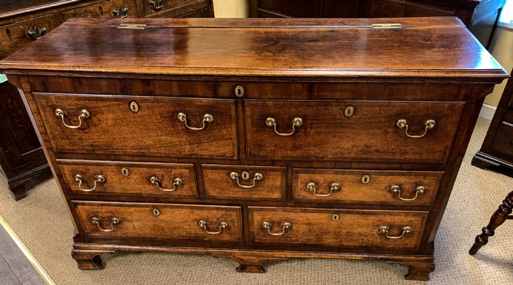 A Good Georgian Dower Chest in Oak View IX