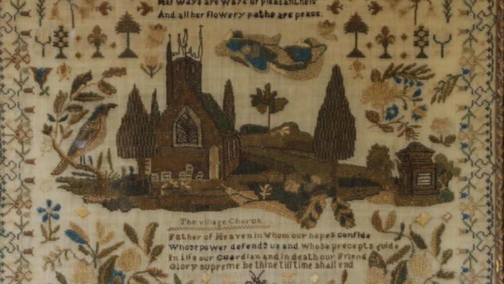 A Fine and Detailed sampler Emma Manwaring 1834 View III