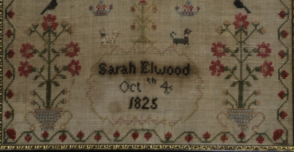 A Georgian Sampler by Sarah Elwood 1825 View VIII