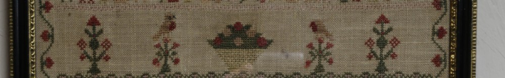 A Georgian Sampler by Sarah Elwood 1825 View IX