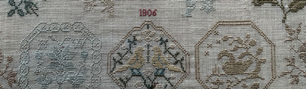 An Ackworth School Quaker Sampler Eliza Paul 1806 View III
