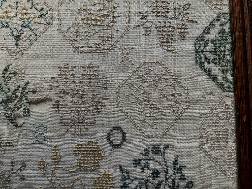 An Ackworth School Quaker Sampler Eliza Paul 1806 View VIII