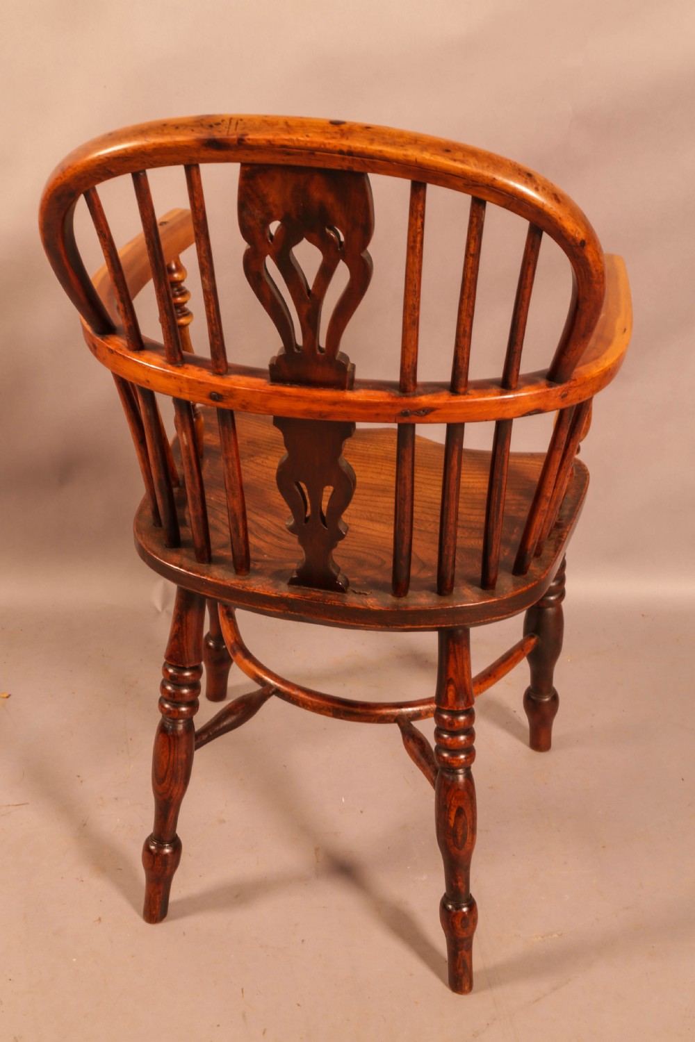 A Yew Wood Windsor Chair Rockley Maker View III