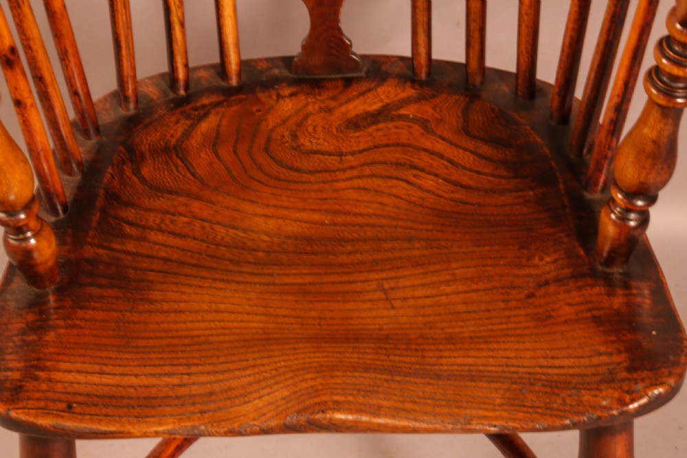 A Yew Wood Windsor Chair Rockley Maker View V