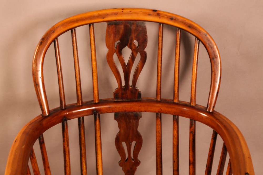 A Yew Wood Windsor Chair Rockley Maker View VII