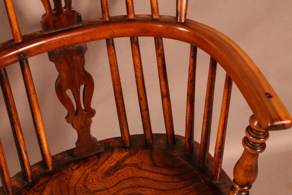 A Yew Wood Windsor Chair Rockley Maker View IX