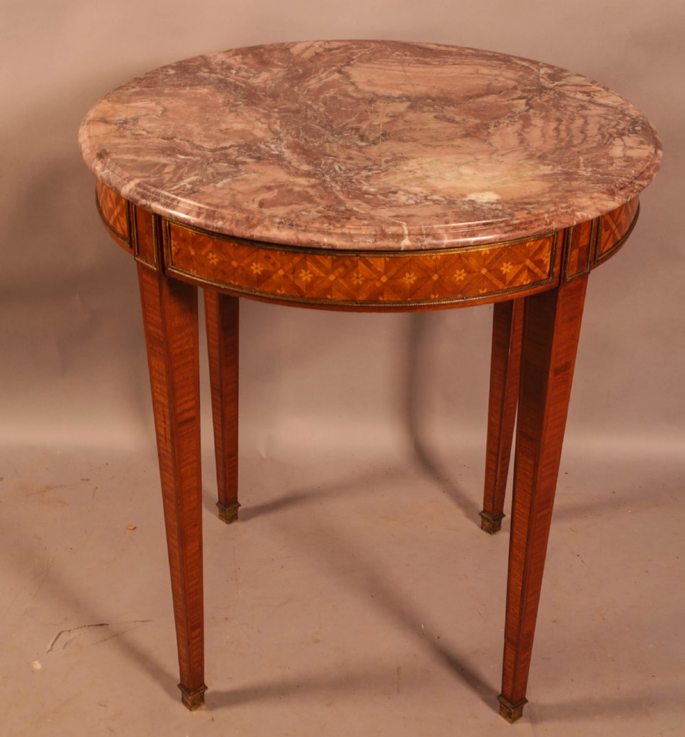 A French occaisional Table Marble top