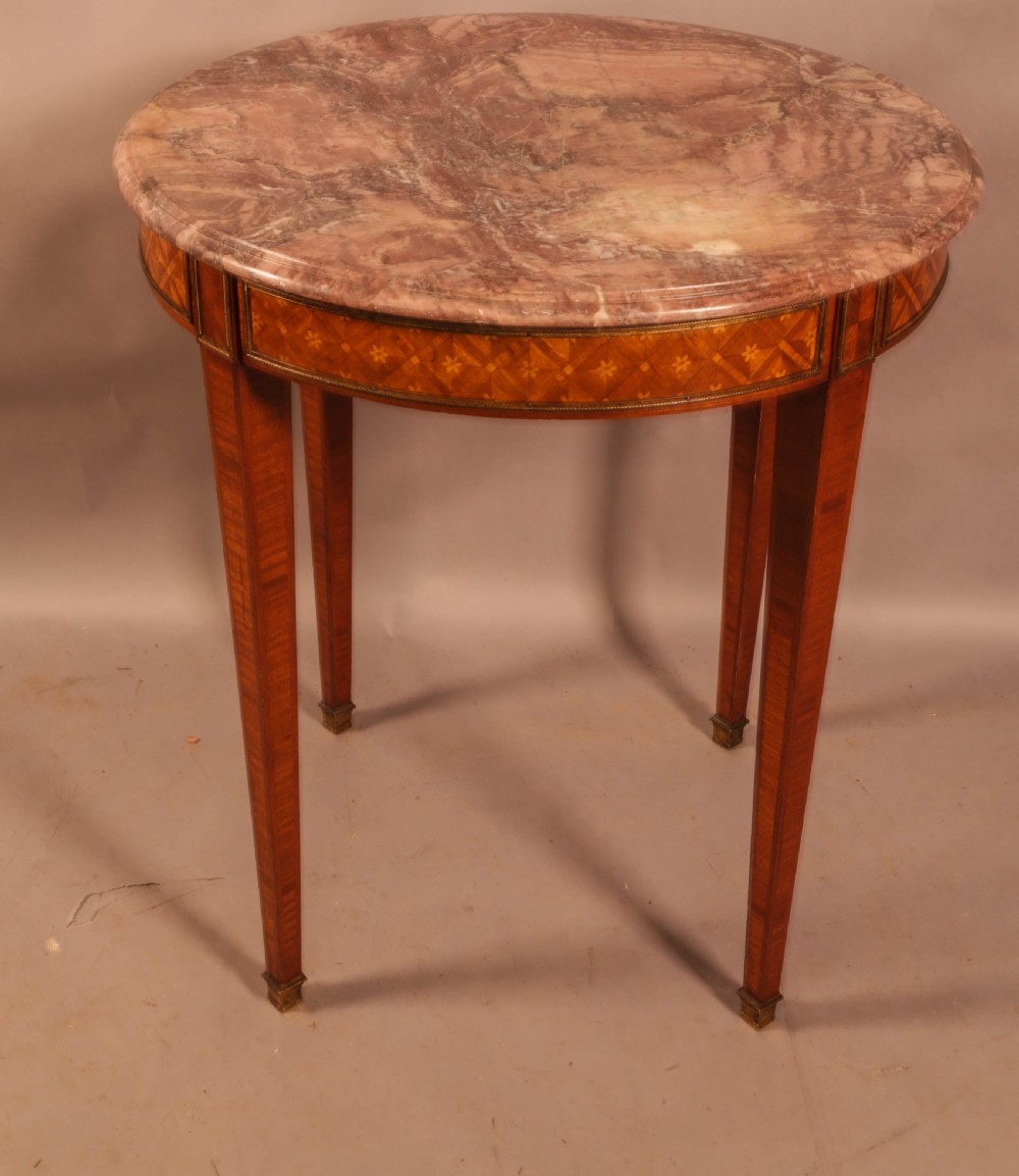 A French occaisional Table Marble top View II