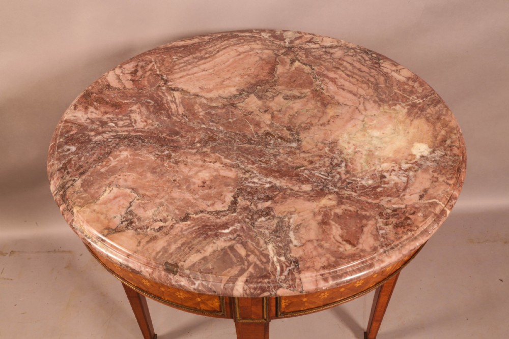 A French occaisional Table Marble top View V