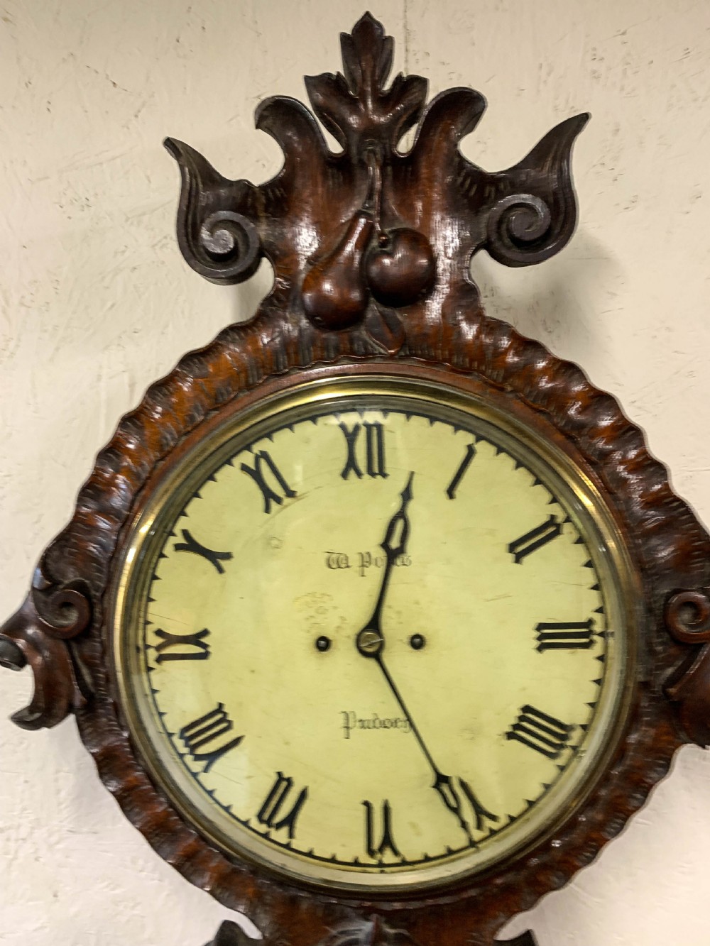 A Rare Tavern Clock by William Potts of Pudsey Leeds View III