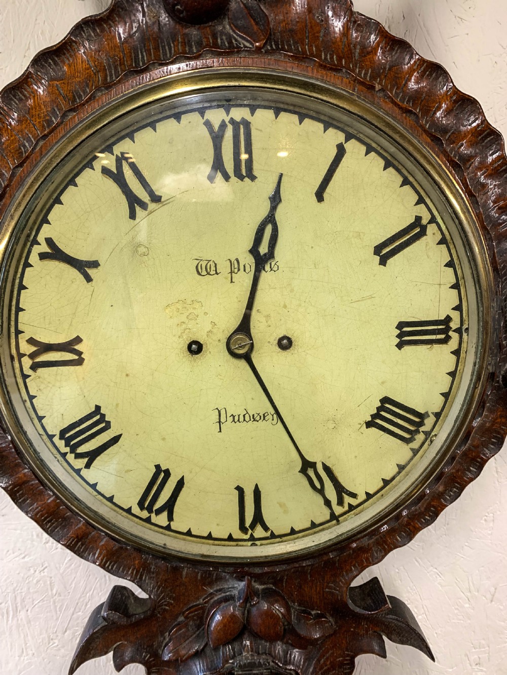 A Rare Tavern Clock by William Potts of Pudsey Leeds View VII