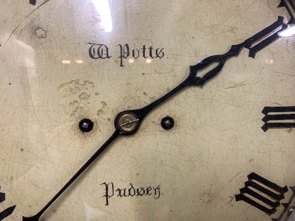 A Rare Tavern Clock by William Potts of Pudsey Leeds View VIII