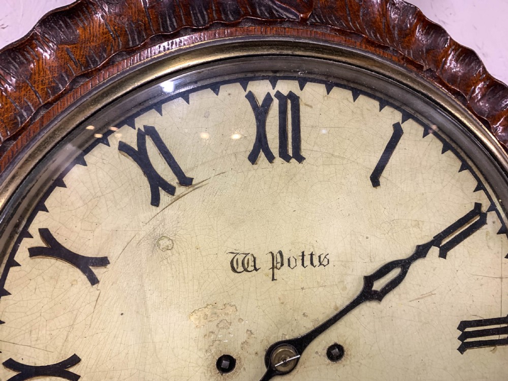 A Rare Tavern Clock by William Potts of Pudsey Leeds View IX