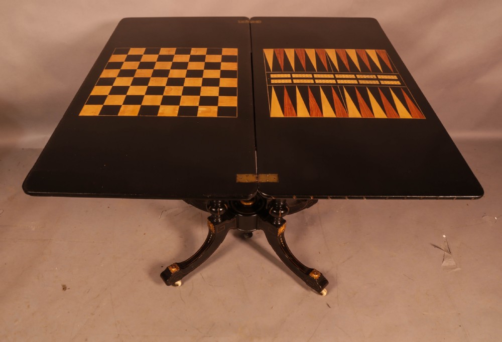 Super Quality Games Table c 1850 View VIII
