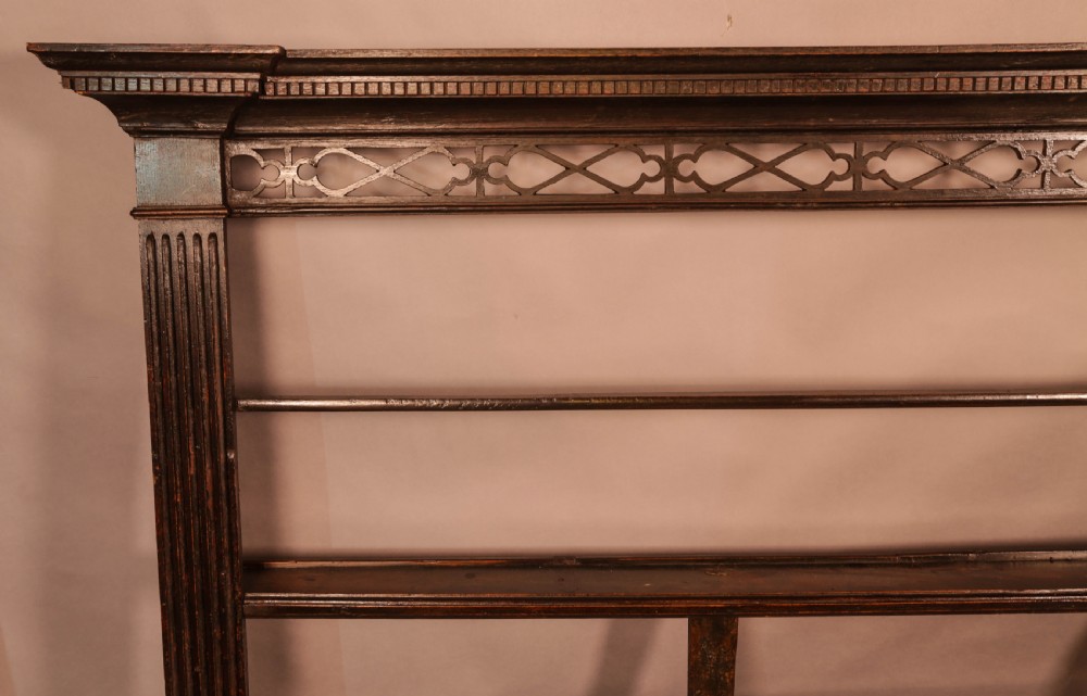 A Large Georgian Oak Plate Rack View III