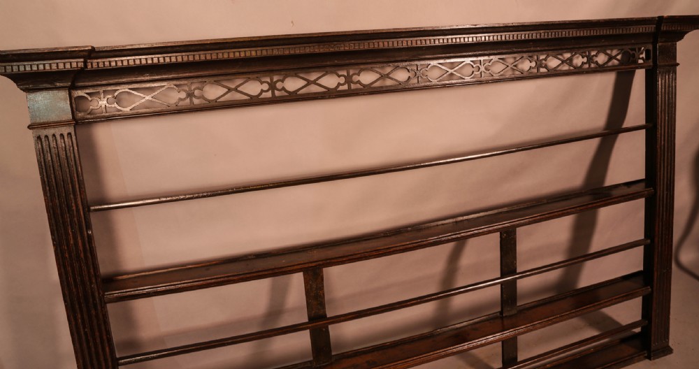 A Large Georgian Oak Plate Rack View IV