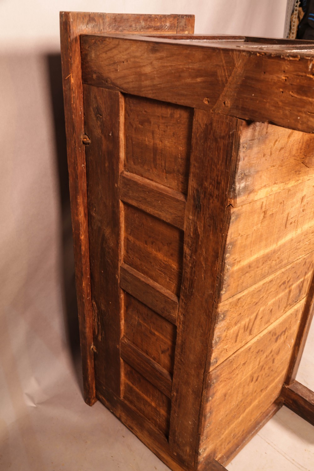 A 17th century oak Blanket Box View XII