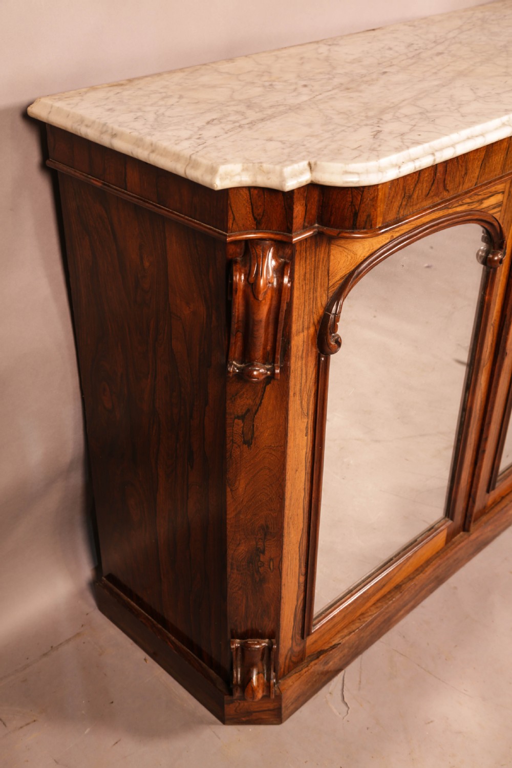 A Marble top Chiffonier in Rosewood View V