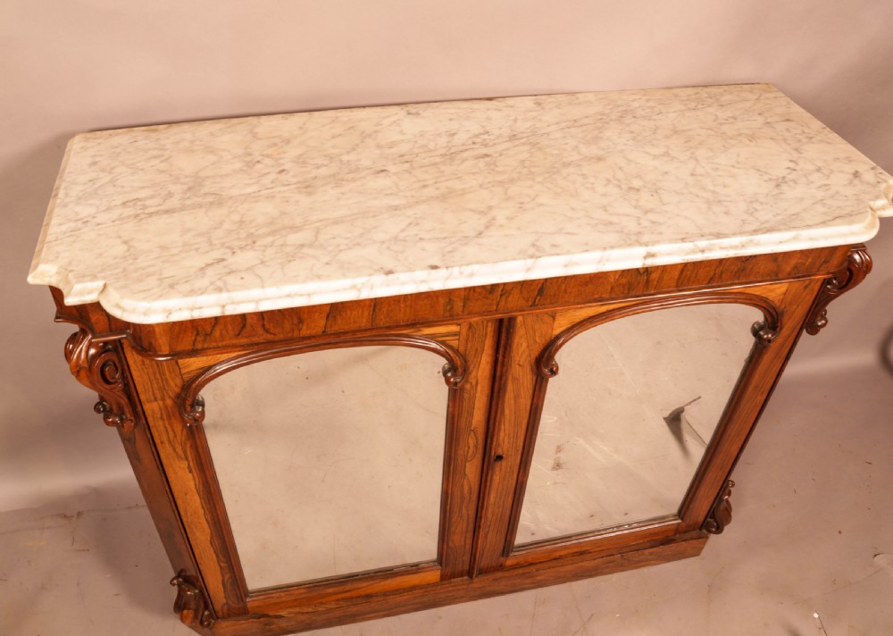A Marble top Chiffonier in Rosewood View VII