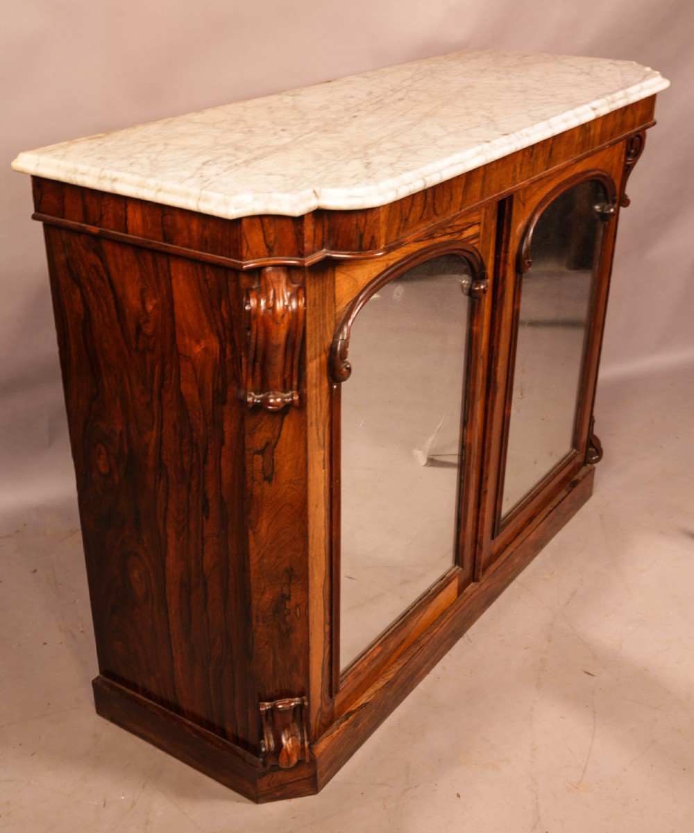 A Marble top Chiffonier in Rosewood View VIII