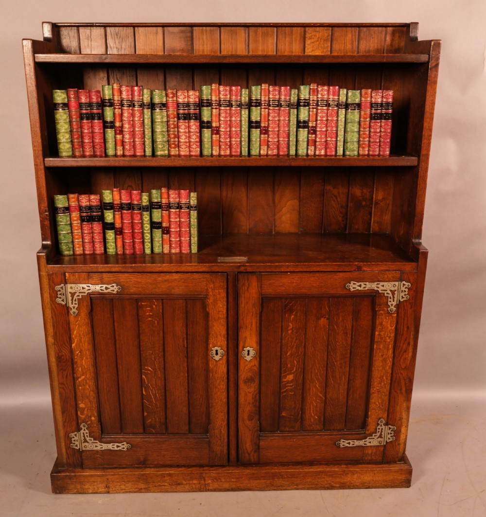 A Good Aesthetic Movement Open Bookcase