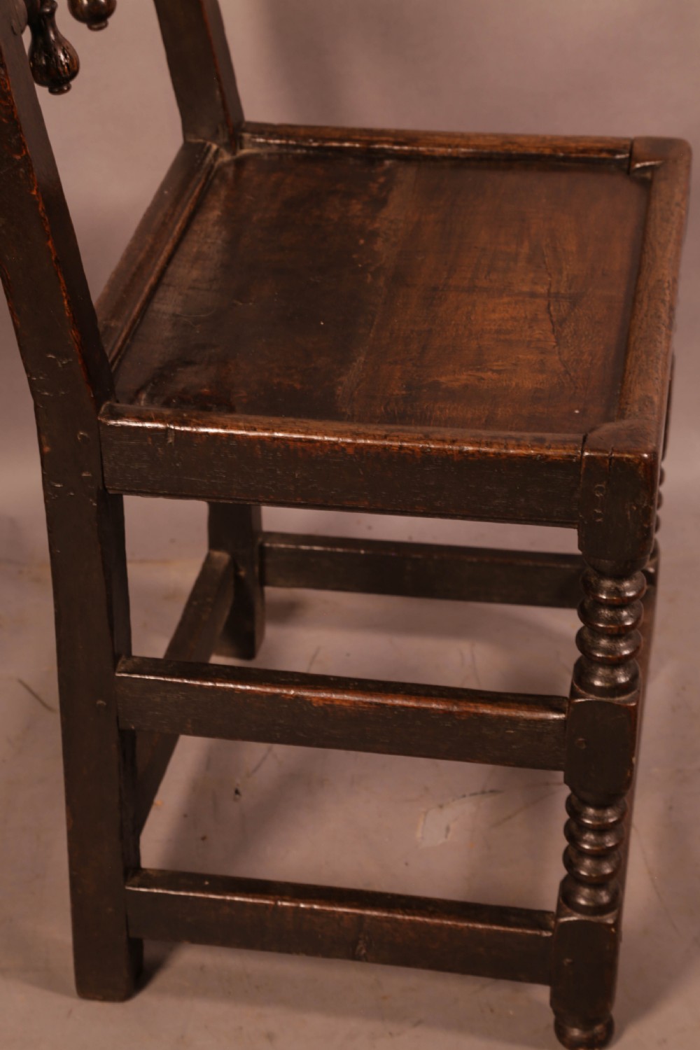 An Impressive 17th century Back Stool View III