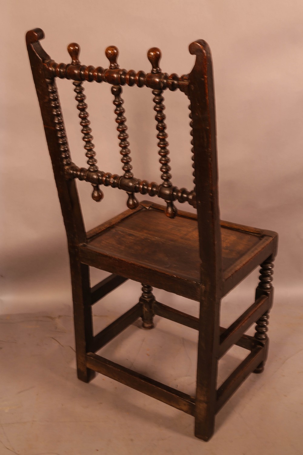 An Impressive 17th century Back Stool View V