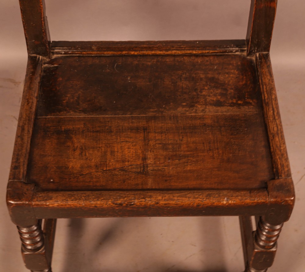 An Impressive 17th century Back Stool View VIII