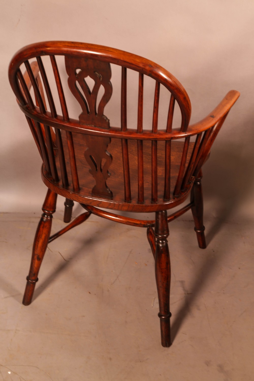 A Yew Wood Windsor Chair by William Wheatland Retford View III