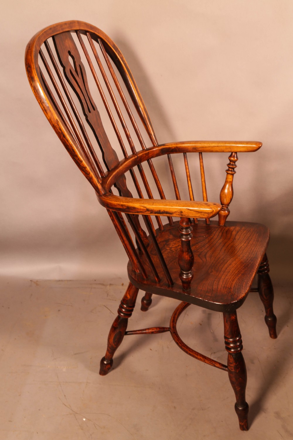 A Rare high Back Windsor Chair Fred Walker Stamped View III