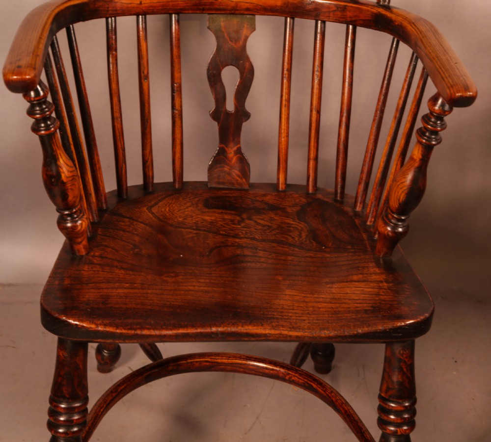 A Rare high Back Windsor Chair Fred Walker Stamped View VII