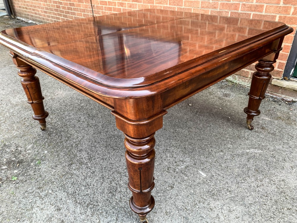 A Super Early Victorian Extending Dining Table View VIII