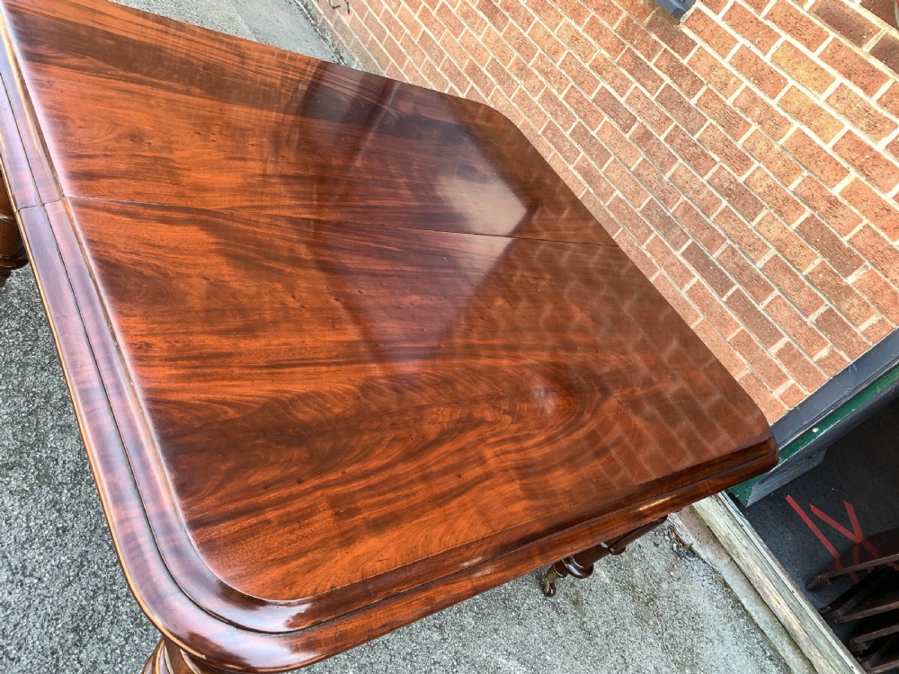 A Super Early Victorian Extending Dining Table View IX