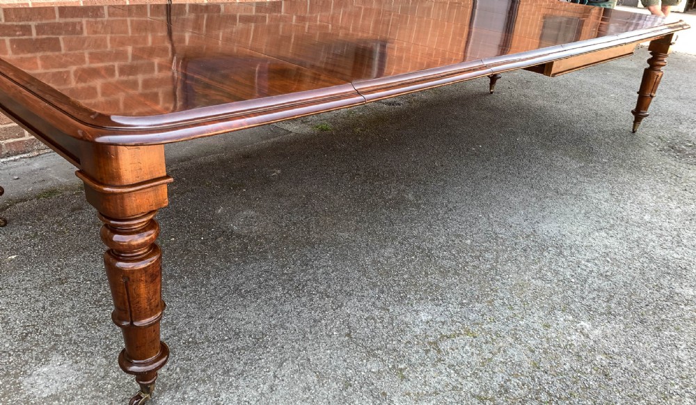 A Super Early Victorian Extending Dining Table View XV