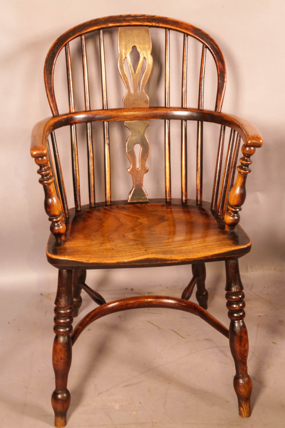 A Set of 4 Ash and Elm Windsor Chairs Rockley Maker View VII
