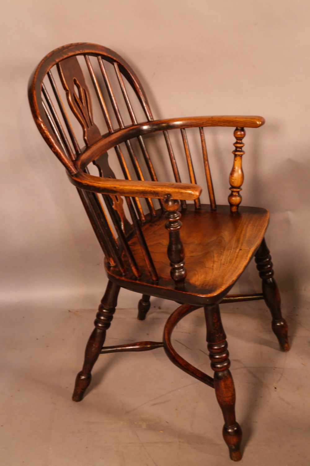 A Set of 4 Ash and Elm Windsor Chairs Rockley Maker View VIII