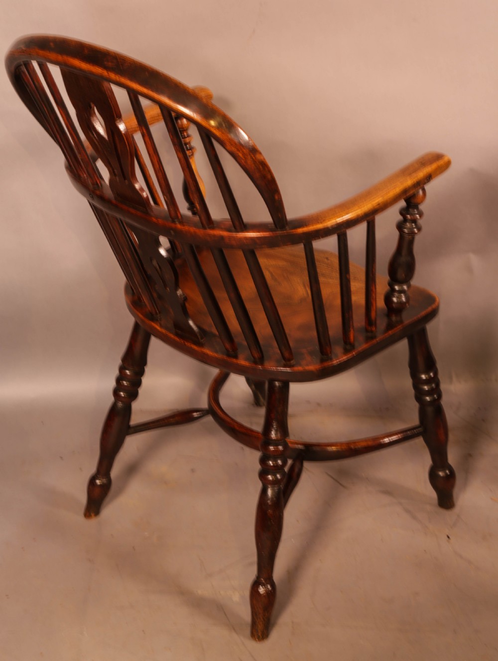 A Set of 4 Ash and Elm Windsor Chairs Rockley Maker View IX