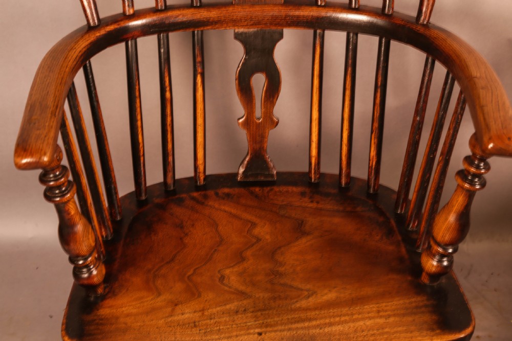A Set of 4 Ash and Elm Windsor Chairs Rockley Maker View XIII