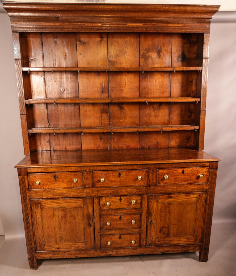A Good Georgian Oak Welsh dresser