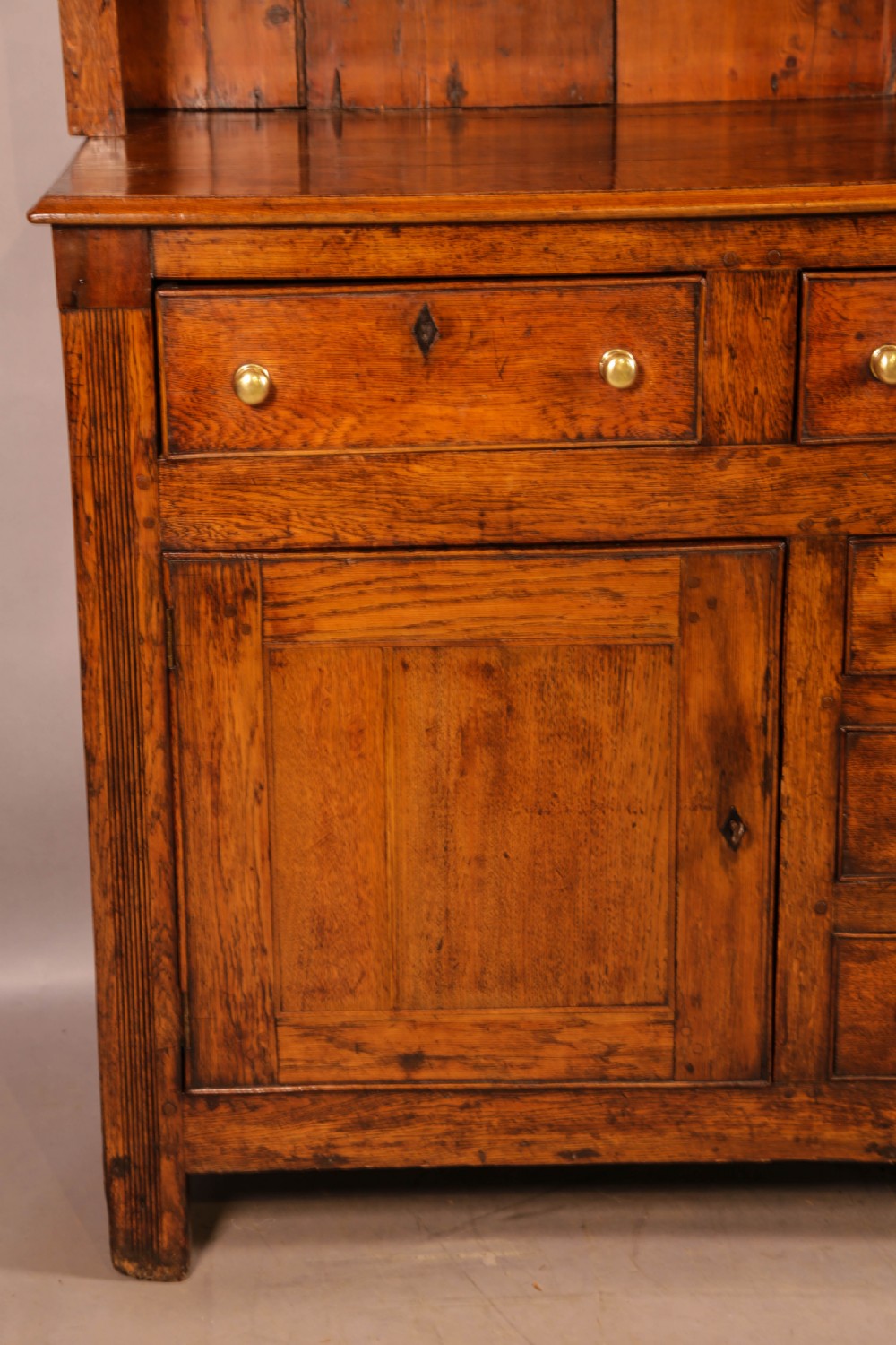 A Good Georgian Oak Welsh dresser View V