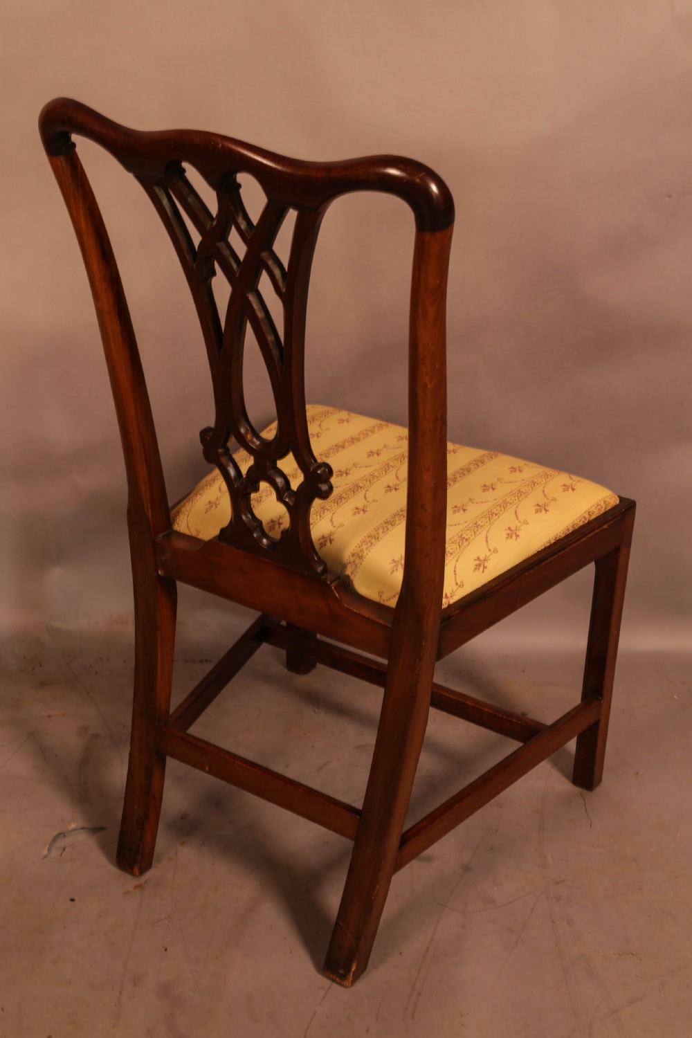 A Set of 8 Chippendale Style Dining chairs c 1890 View VII