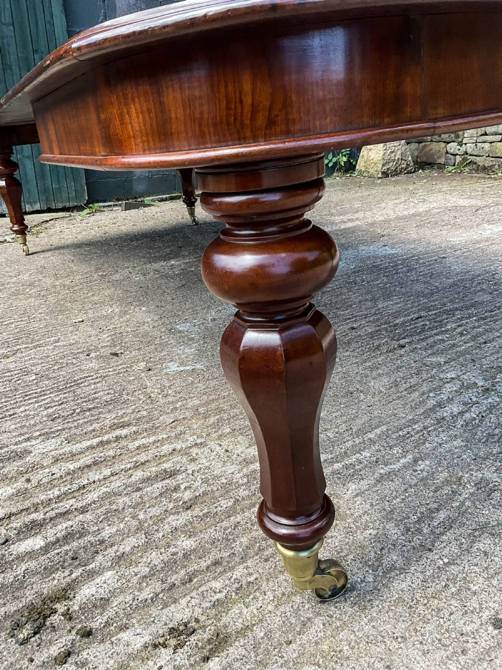A Superb Early Victorian Extending Dining Table 4 leaves seats 12 View XVI