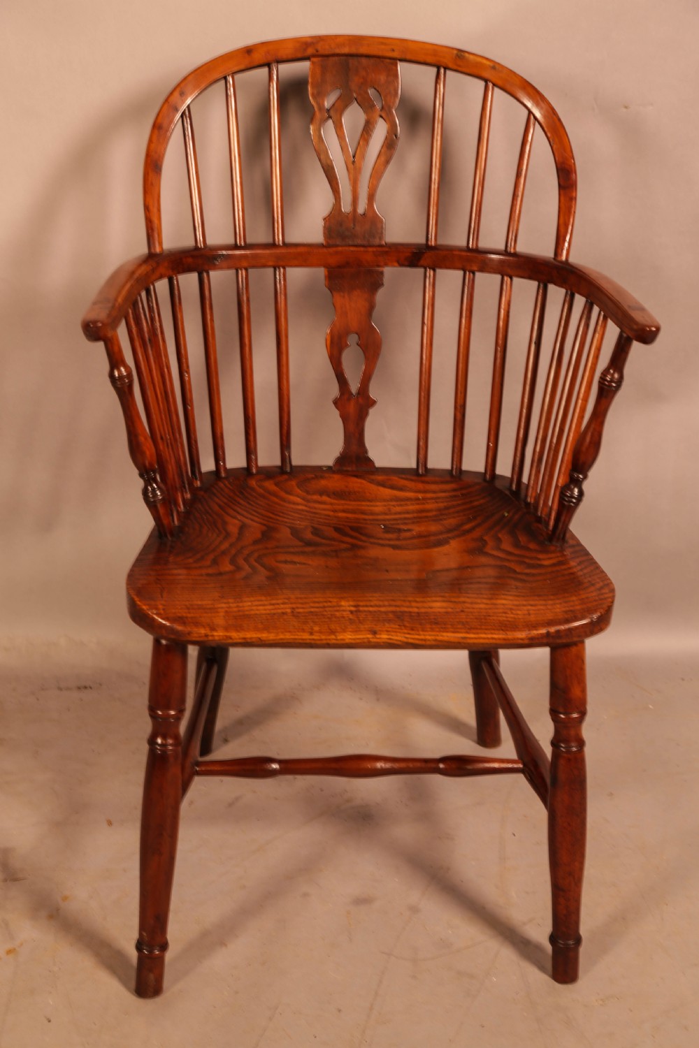 A Rare Yew Wood Windsor Chair by Amos Grantham