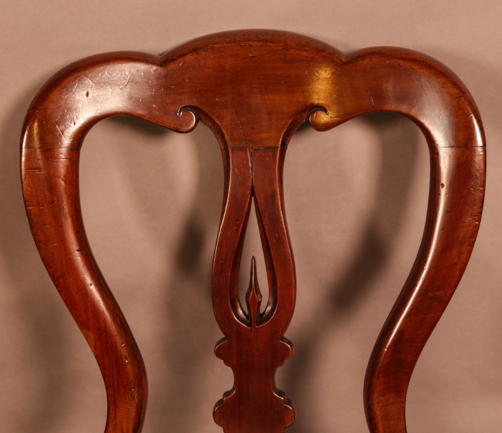 A Set of 14 Victorian Spear Point Dining Chairs on Cabriole legs View VIII