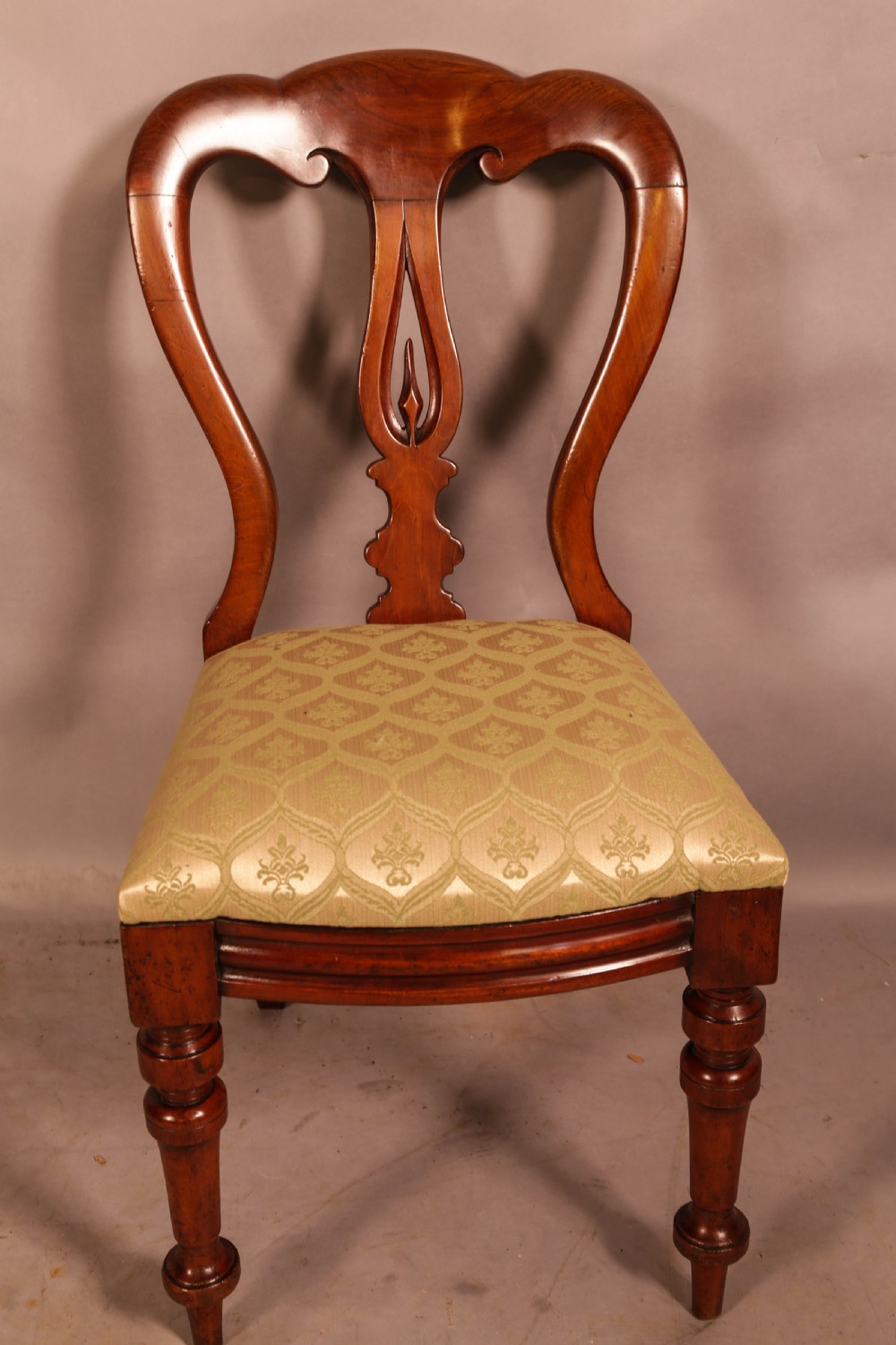 A Rare Set of 18 Victorian Spear Point Dining Chairs View V