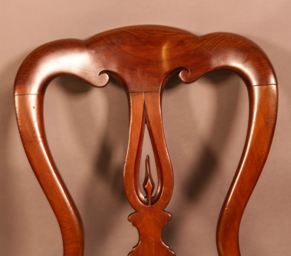A Rare Set of 18 Victorian Spear Point Dining Chairs View VII