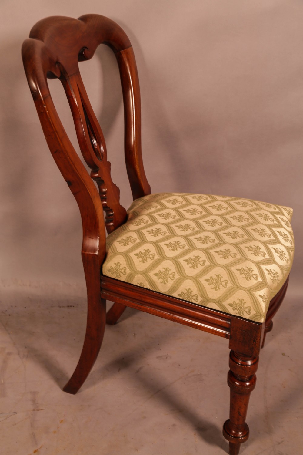 A Rare Set of 18 Victorian Spear Point Dining Chairs View X