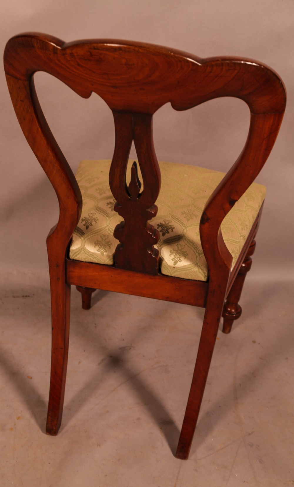 A Rare Set of 18 Victorian Spear Point Dining Chairs View XI